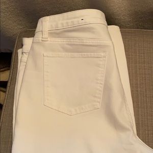 Talbots flawless 5 pocket 14p white jean.